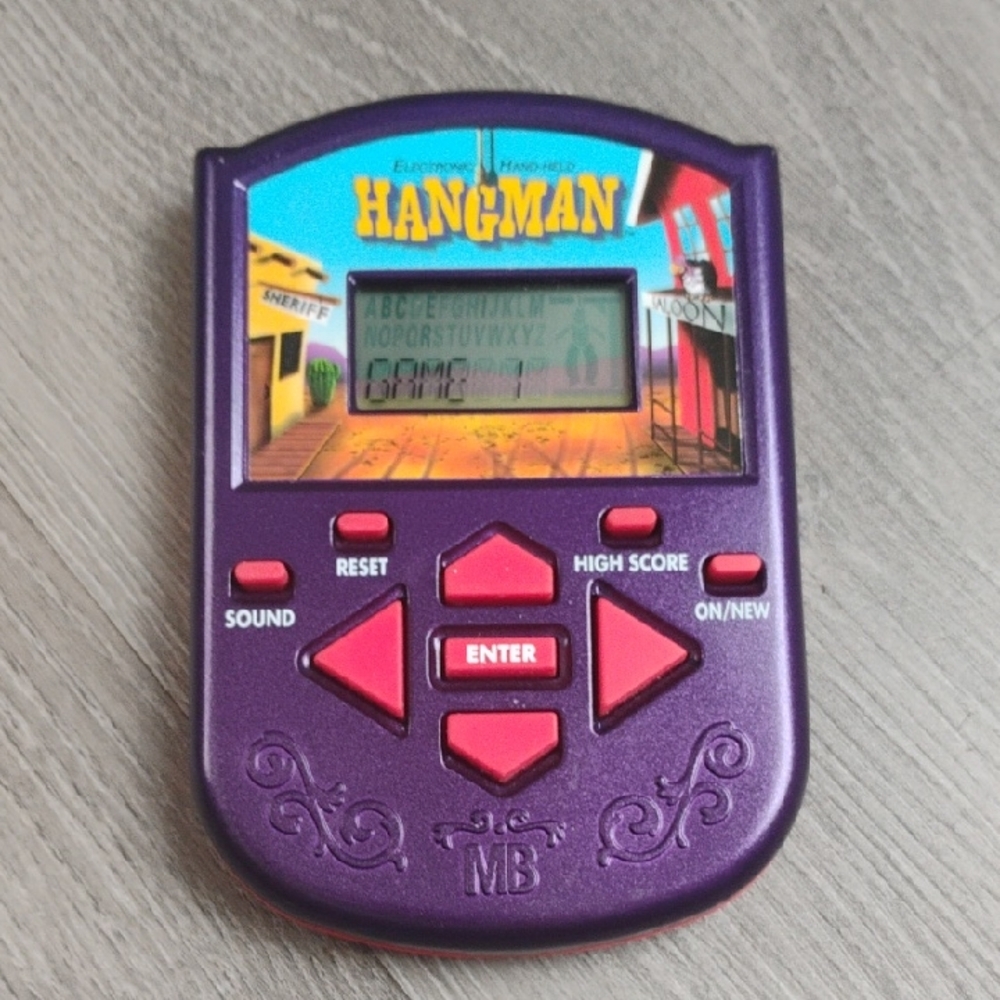 Hasbro Electronic Handheld Hangman - Purple and Red